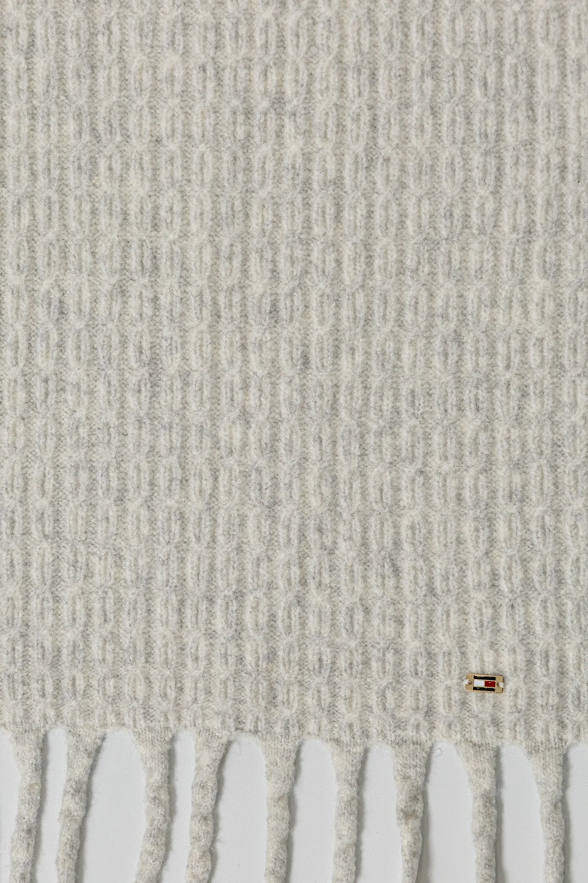 Шарф Tommy Hilfiger цвет бежевый однотонный AW0AW17793