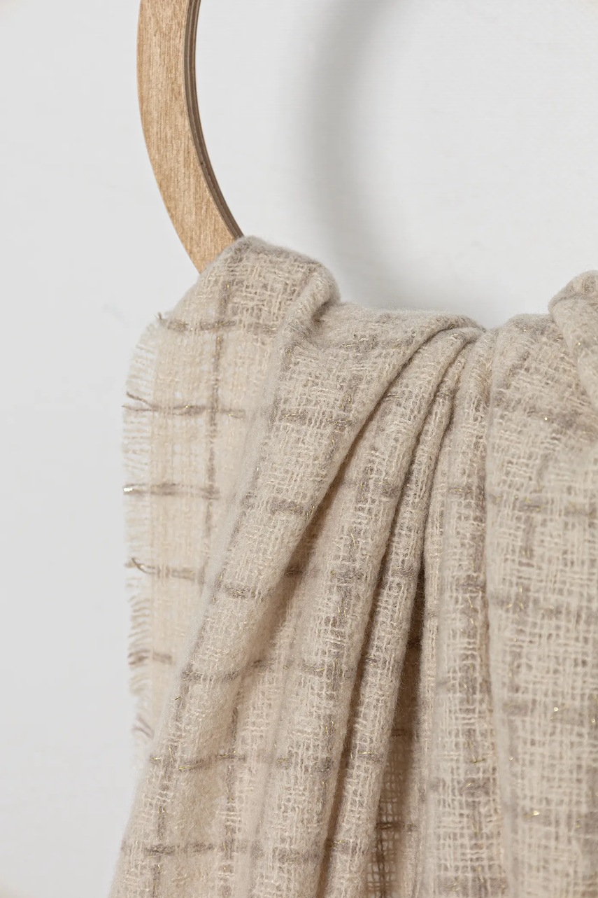 Шарф Morgan цвет бежевый узор 5TWIX