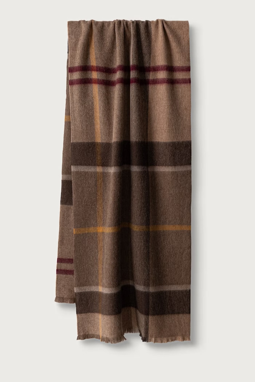 Barbour  šálik dámsky vlnený Rosefield