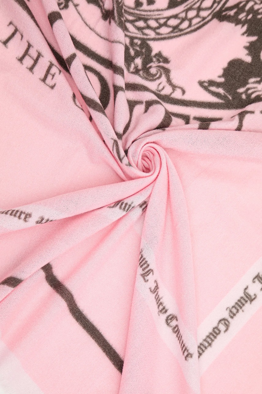 Платок Juicy Couture Pashmina цвет розовый узор AIJFO8612WPO