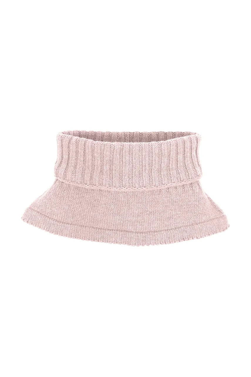 Jamiks fular circular copii ALINE culoarea roz, uni, JZI429