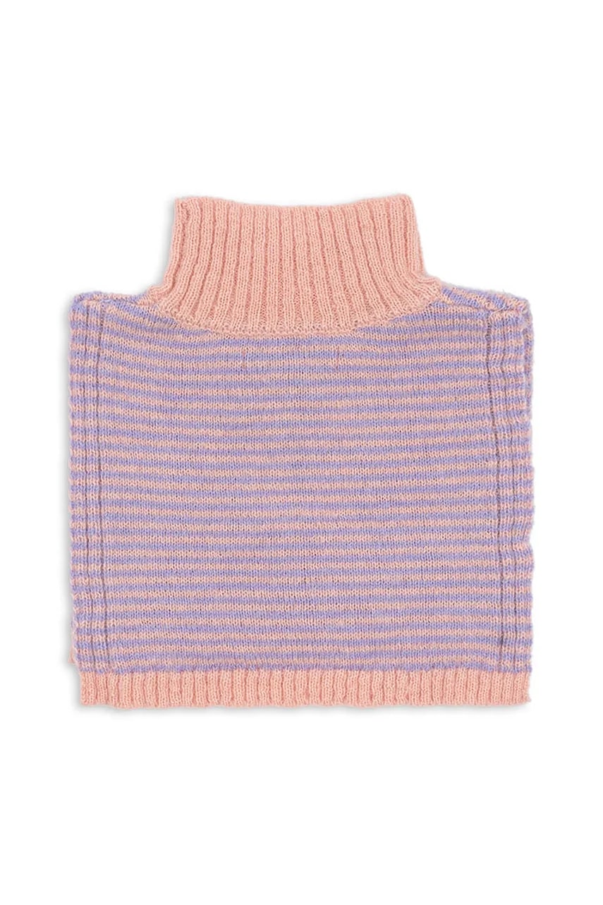 Детский снуд с добавлением шерсти альпаки Konges Sløjd BERLE NECKWARMER цвет фиолетовый узор KS103719 Детский снуд с добавлением шерсти альпаки Konges Sløjd BERLE NECKWARMER цвет фиолетовый узор KS103719