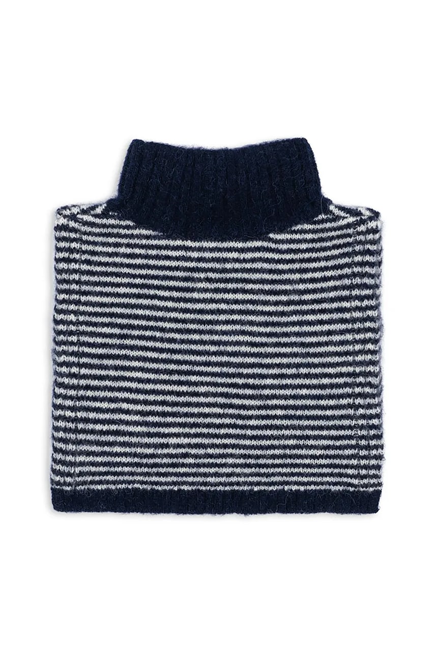 Детский снуд с добавлением шерсти альпаки Konges Sløjd BERLE NECKWARMER цвет синий узор KS103719 Детский снуд с добавлением шерсти альпаки Konges Sløjd BERLE NECKWARMER цвет синий узор KS103719