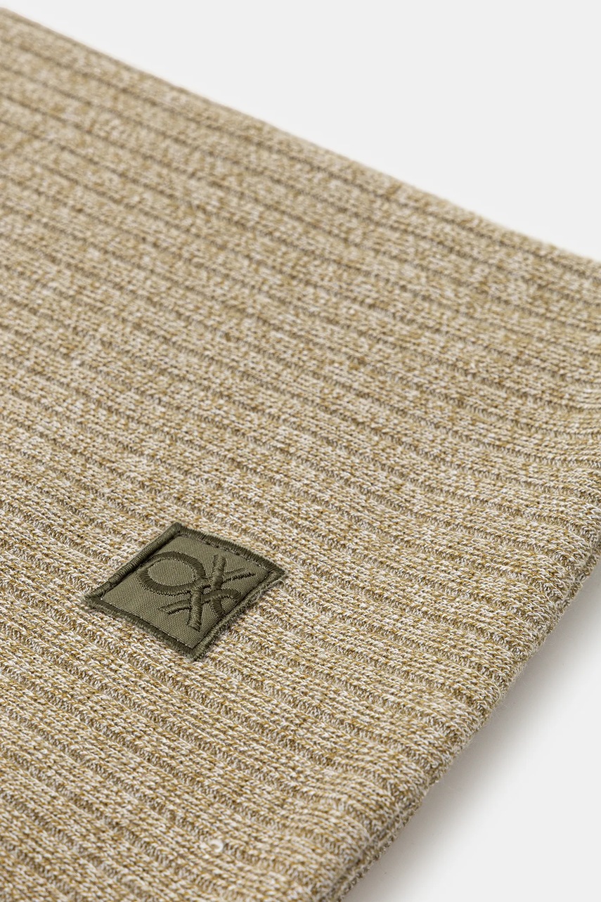 Детский снуд United Colors of Benetton цвет зелёный однотонный 6FEECU00N