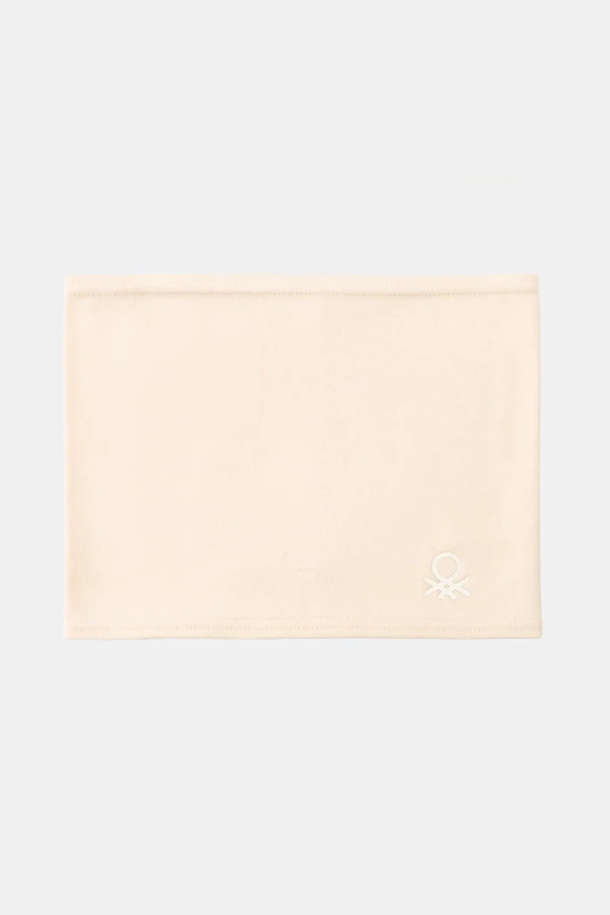 United Colors of Benetton fular circular copii culoarea bej, uni, 6HMQGU00C