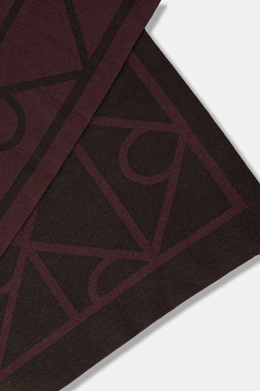 Шарф Calvin Klein цвет коричневый узор LV04D8051G