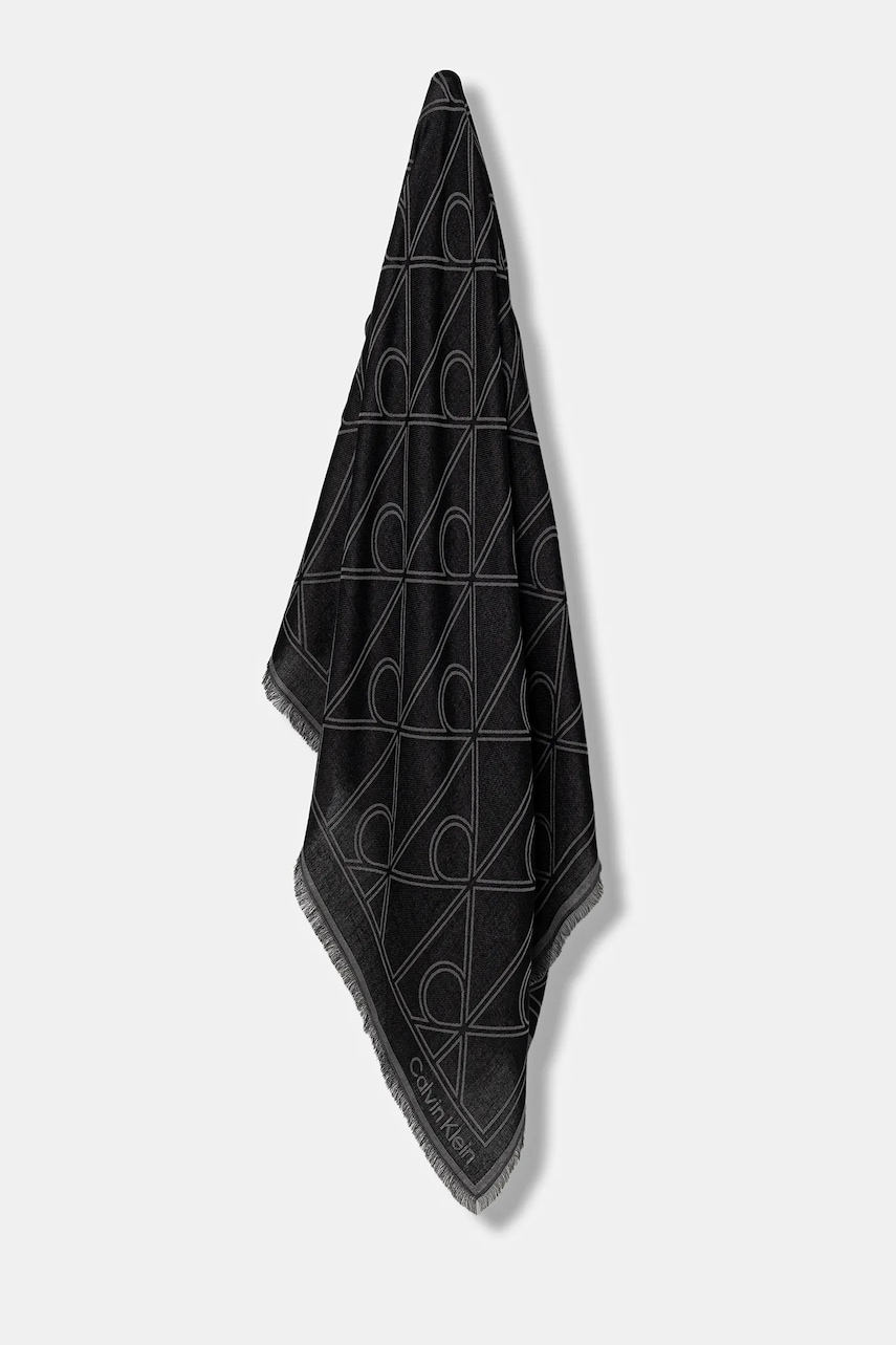 Calvin Klein Σάλι Calvin Klein χρώμα: γκρι, LV04D8062G