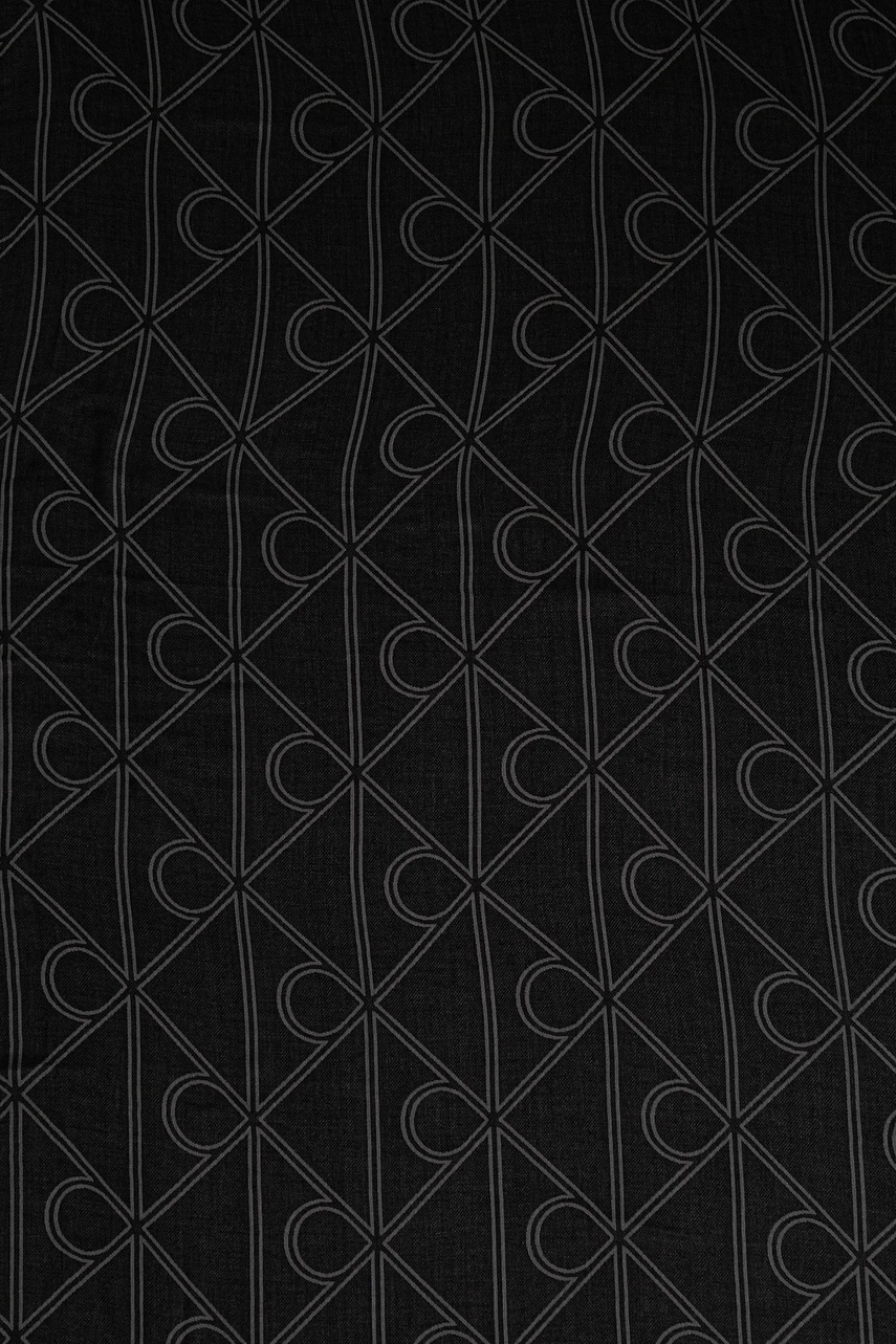 Σάλι Calvin Klein χρώμα: γκρι, LV04D8062G φωτογραφία