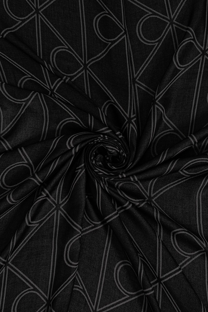 Σάλι Calvin Klein χρώμα: γκρι, LV04D8062G φωτογραφία