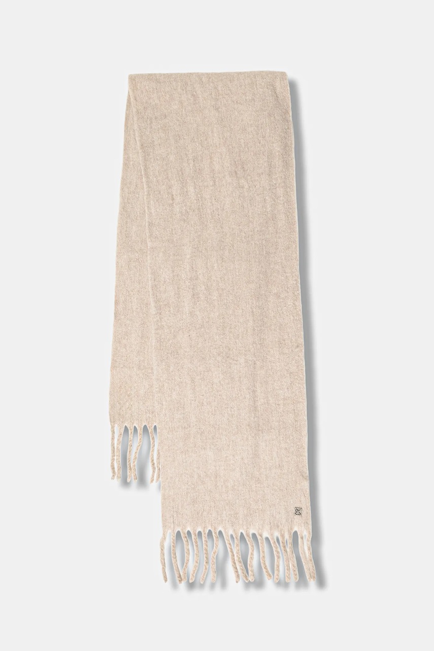 

Шал с вълна Calvin Klein в бежово LV04D8069G, Бежов