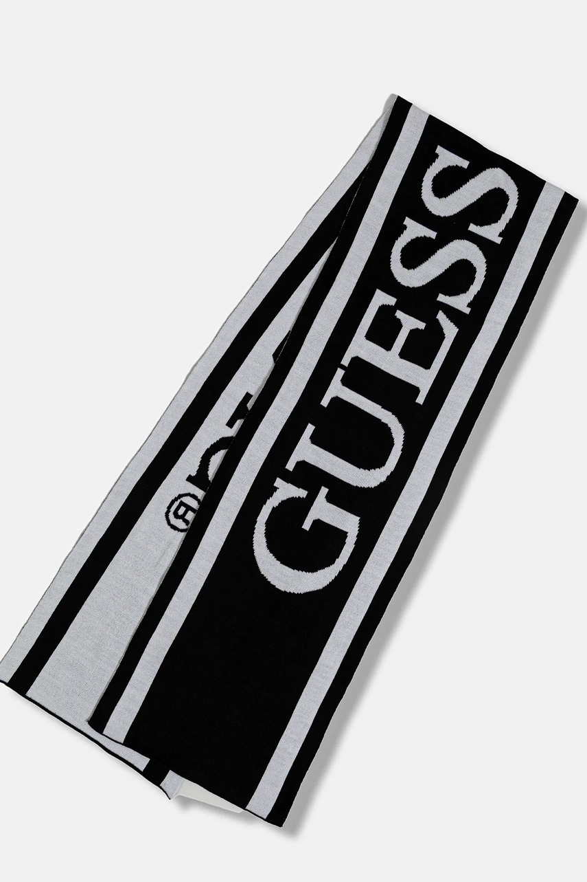 Шарф Guess Jeans цвет чёрный узор M5BZ40 Z1222