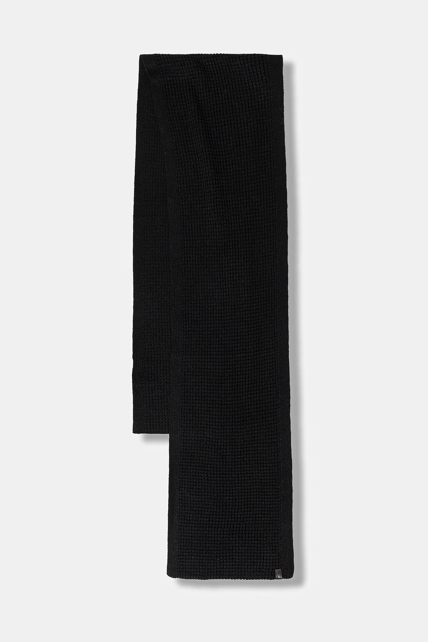 AllSaints eșarfă din amestec de lână culoarea negru, uni, 29ASMC531467