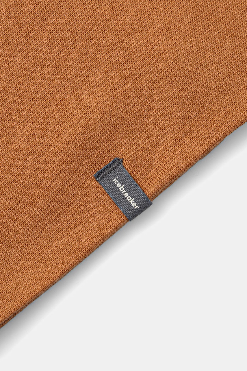 Шерстяной снуд Icebreaker 260 Tech Chute цвет коричневый однотонный IB1034580GR1