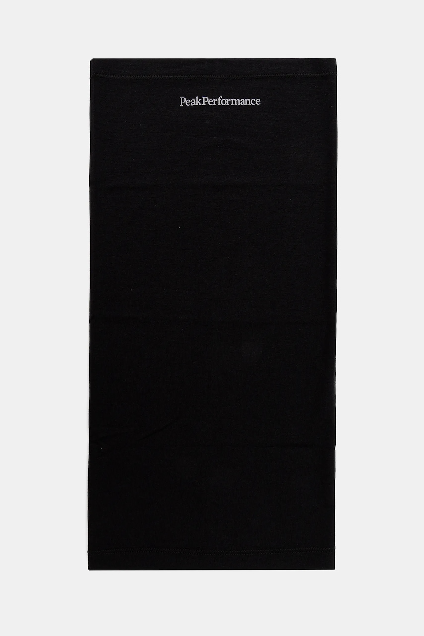 Peak Performance o eșarfă cu lână culoarea negru, uni, G80923
