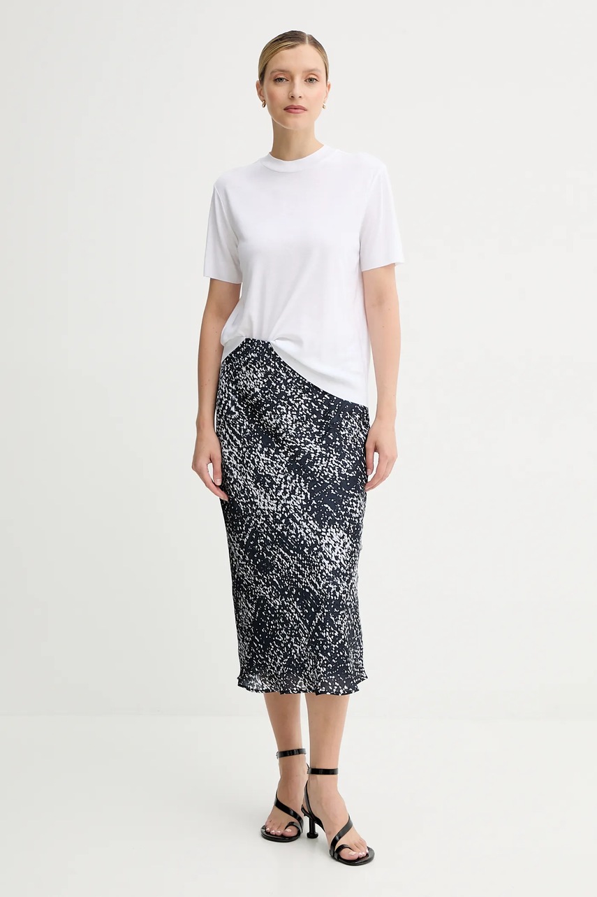 Юбка Calvin Klein цвет синий midi расклешённая LV044C621G Юбка Calvin Klein цвет синий midi расклешённая LV044C621G