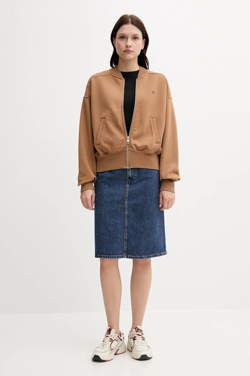 Джинсовая юбка Tommy Hilfiger цвет синий mini прямая WW0WW45666 Джинсовая юбка Tommy Hilfiger цвет синий mini прямая WW0WW45666