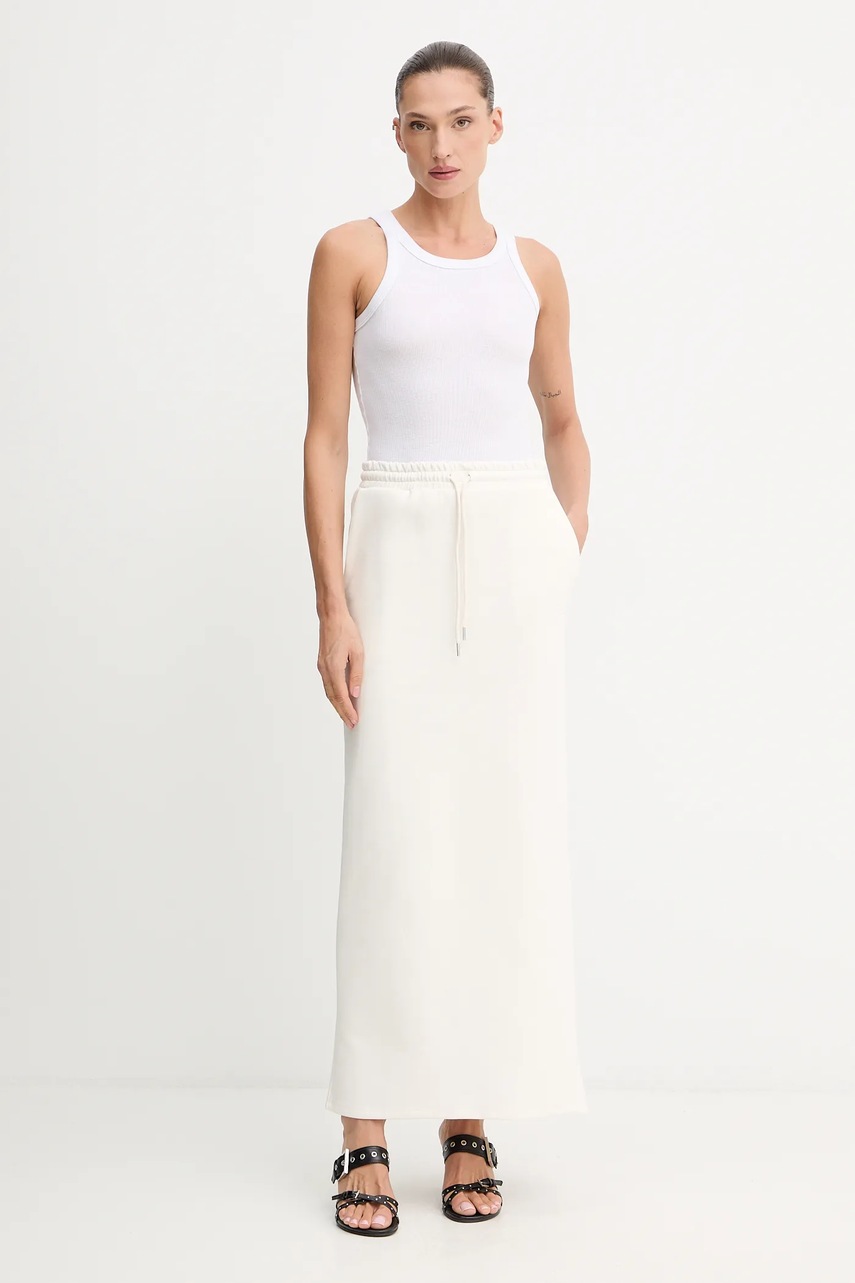 Юбка Gestuz цвет белый maxi прямая 10910115