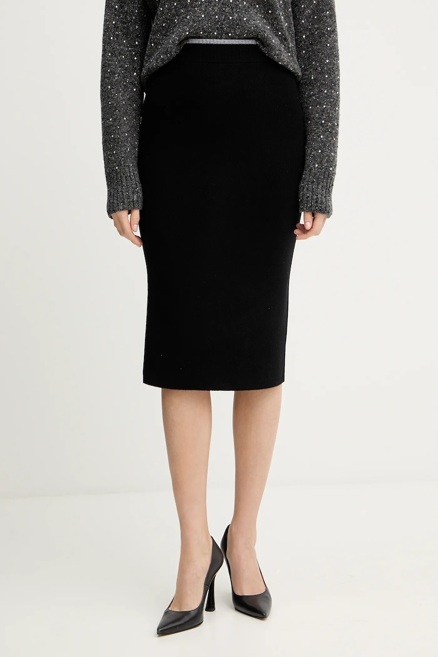 Φούστα με προσθήκη μαλλιού Pinko