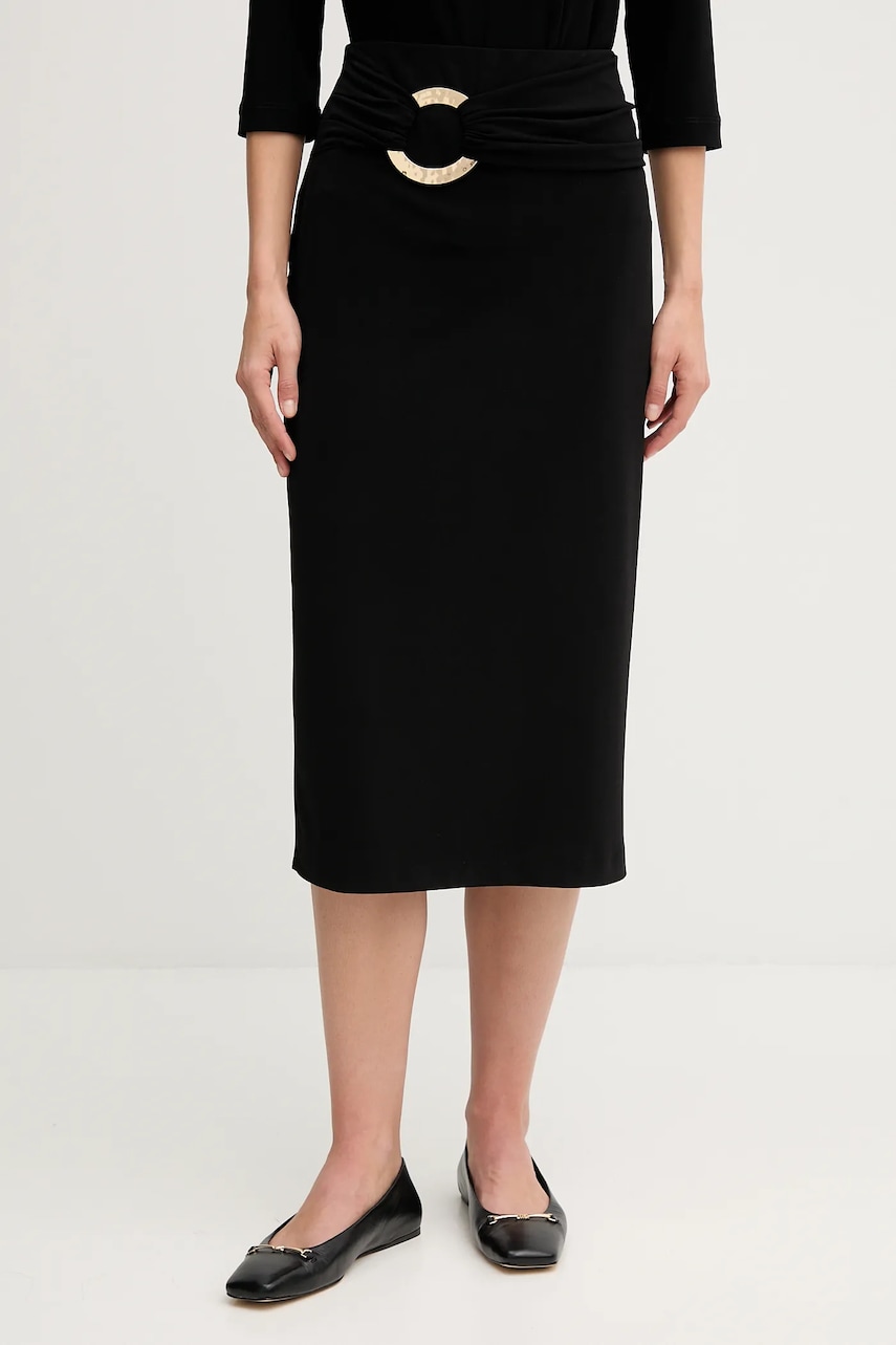 Joseph Ribkoff fustă culoarea negru, midi, creion, 253134