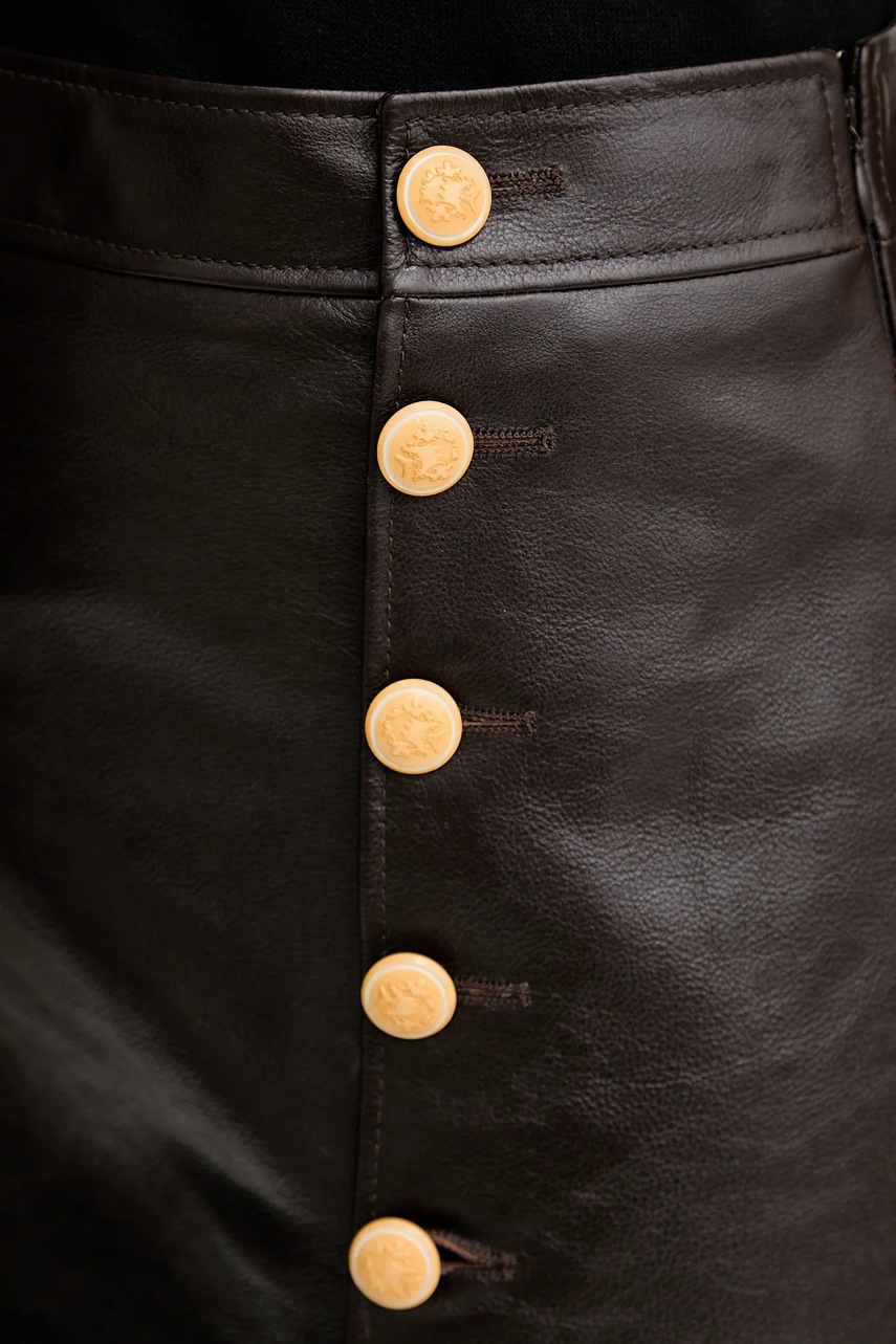 Kožená sukně Bally (obrázek 4)