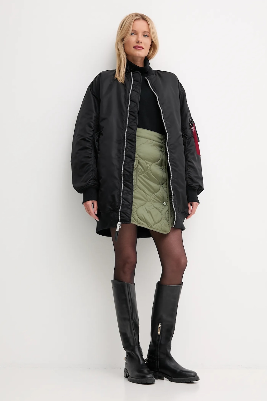Юбка Alpha Industries цвет зелёный mini расклешённая 258022.01 Юбка Alpha Industries цвет зелёный mini расклешённая 258022.01