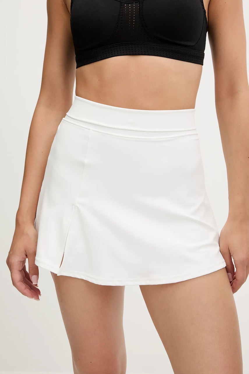 JOYINME fustă sport Shape culoarea alb, mini, evazați, Shape