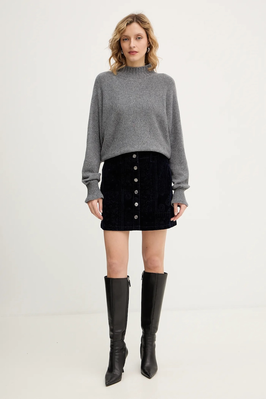 Velurová sukně Guess SERENA