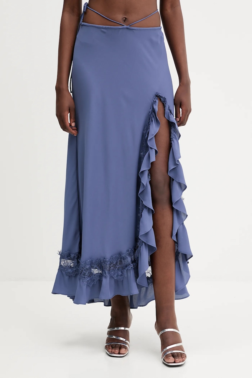 Bardot fustă maxi, drept, 60033SB