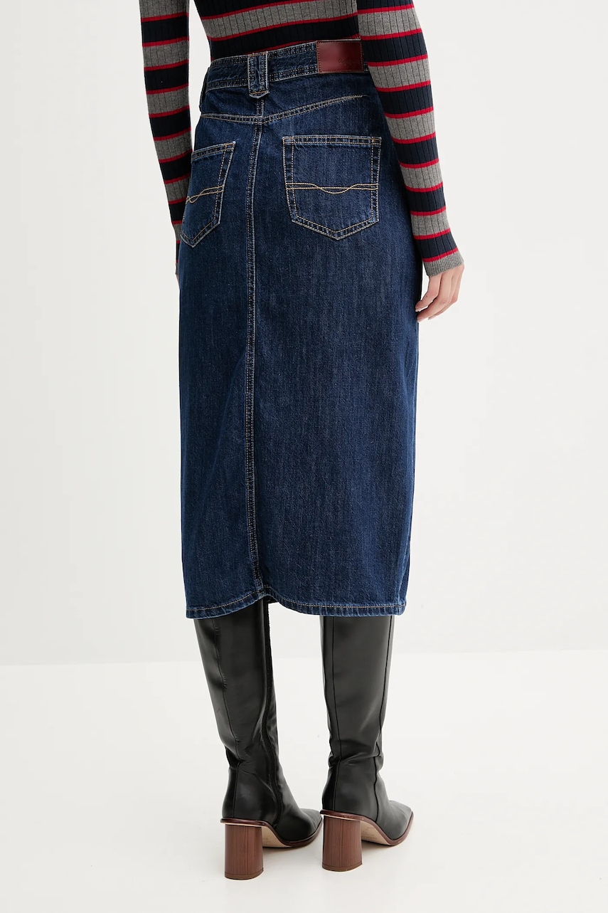 Rifľová sukňa Pepe Jeans