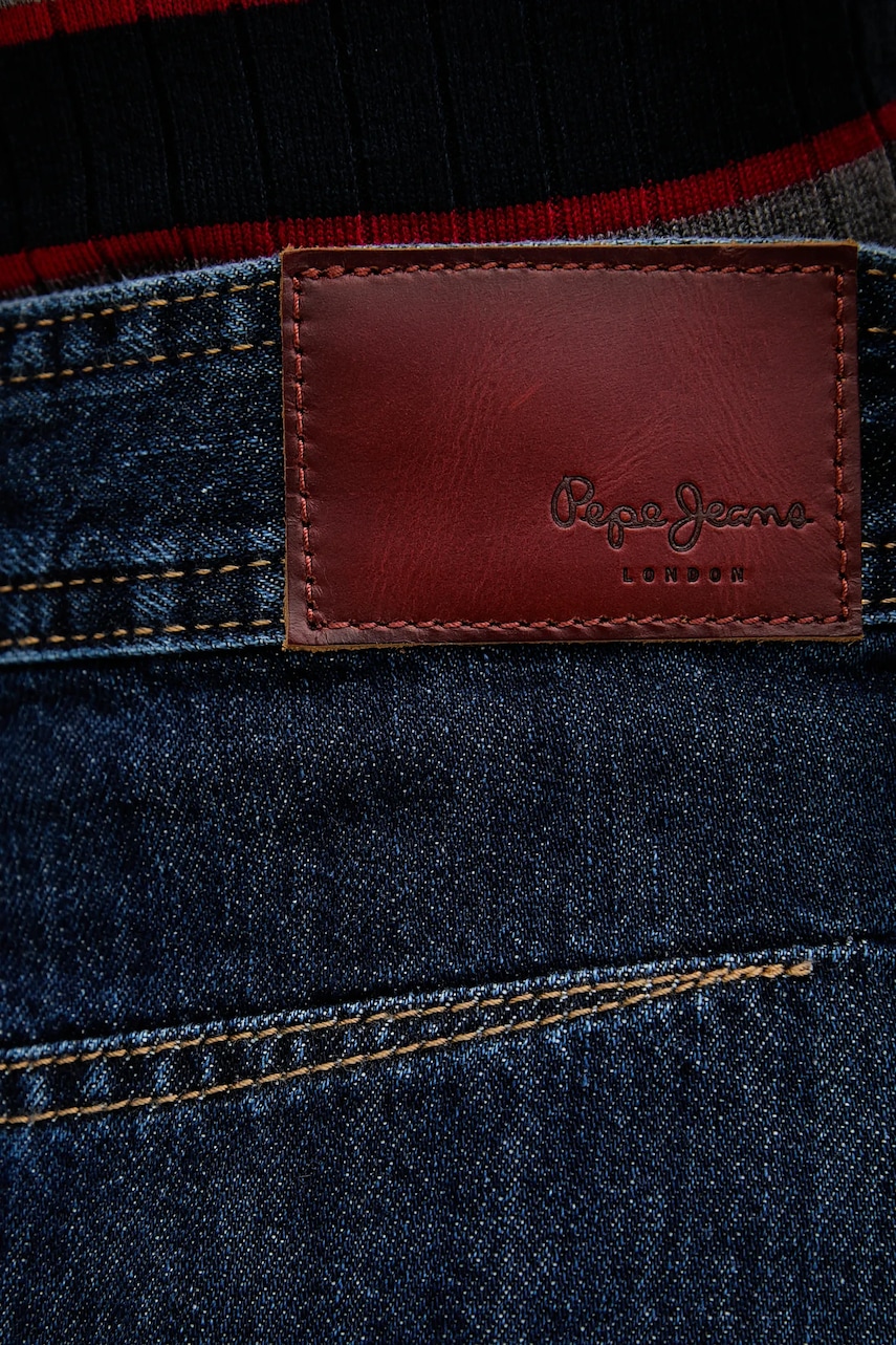 Rifľová sukňa Pepe Jeans