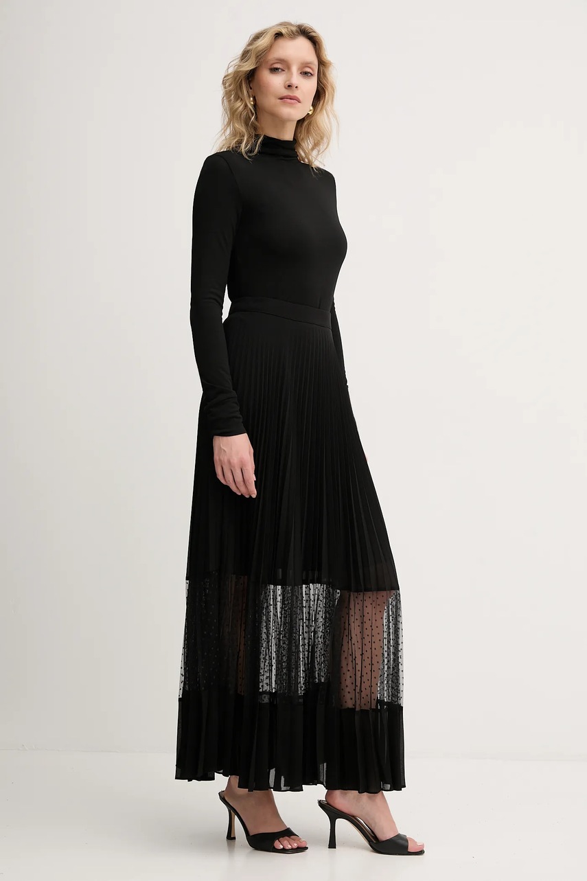 Юбка Twinset цвет чёрный maxi расклешённая 252TP2642 Юбка Twinset цвет чёрный maxi расклешённая 252TP2642
