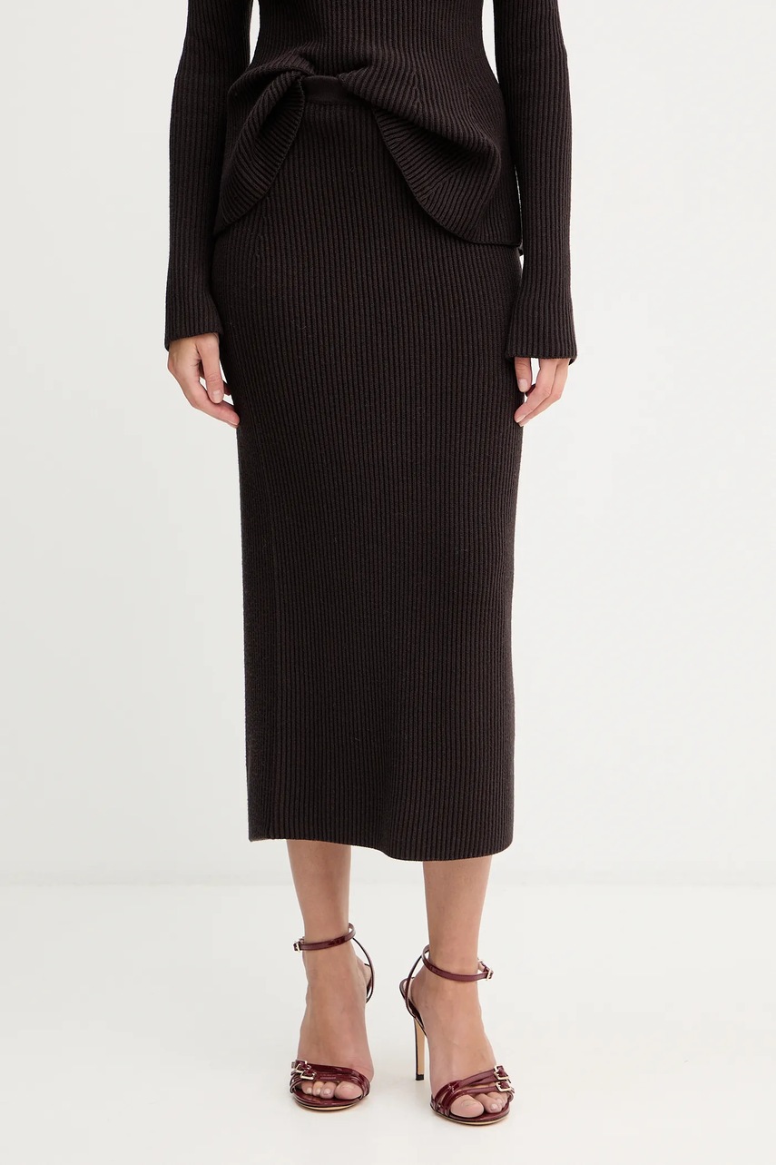 Φούστα με προσθήκη μαλλιού Twinset