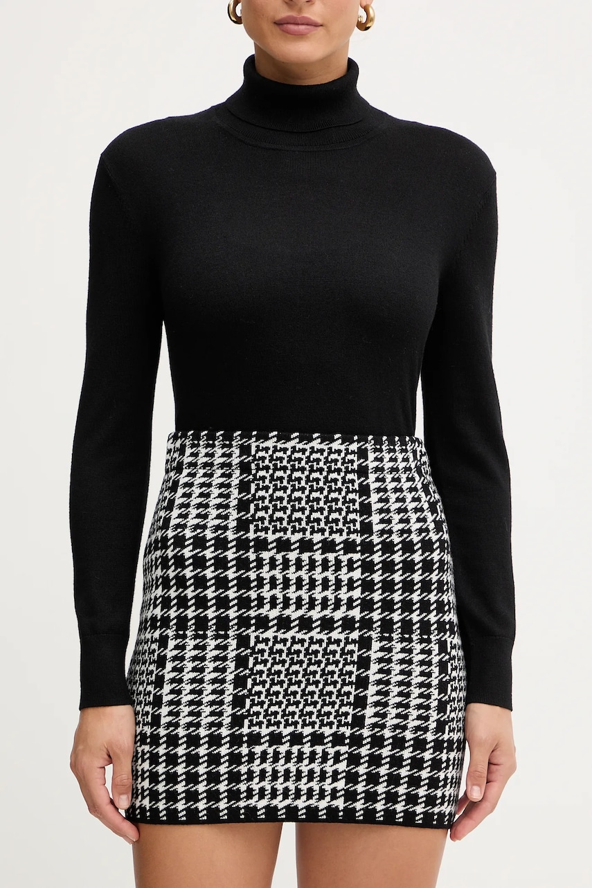 Φούστα με προσθήκη μαλλιού Twinset