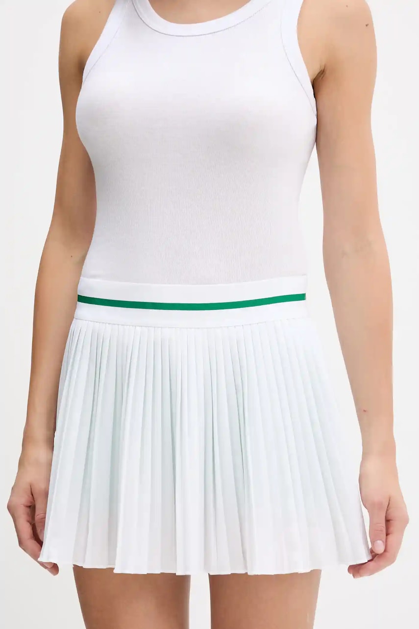 adidas Originals fustă Pleat Skirt PRO culoarea alb, mini, evazați, JM4730