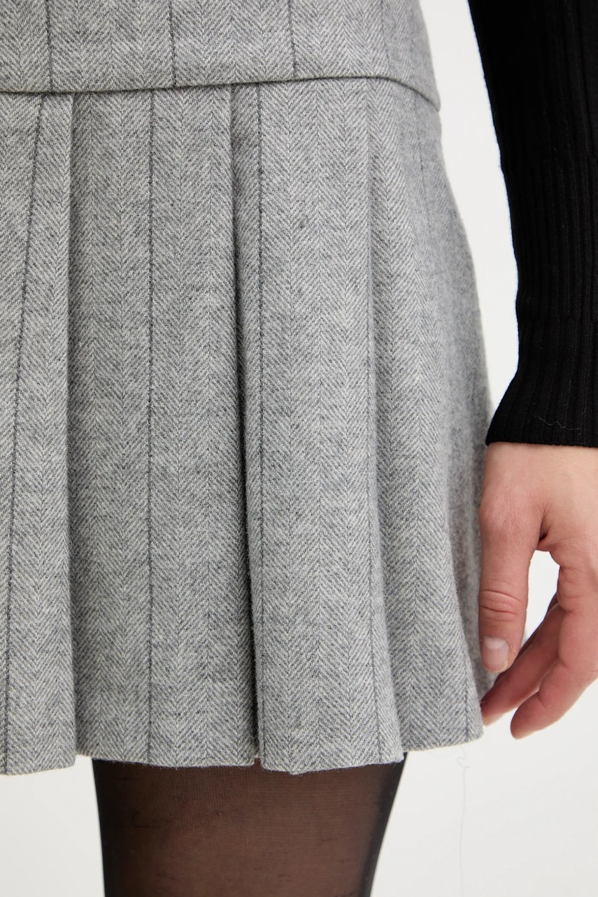 Sukně s příměsí vlny MAX&amp;Co. (obrázek 4)