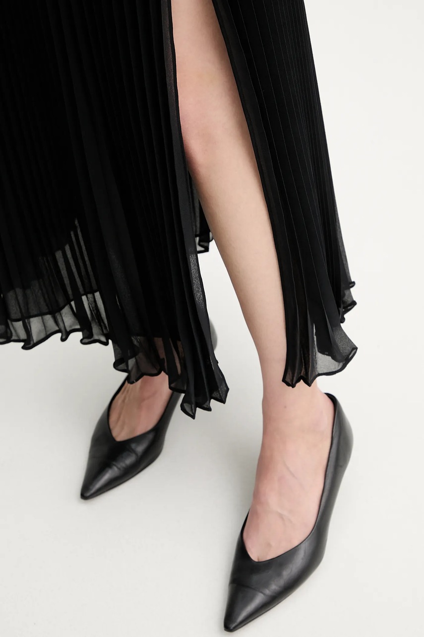 Φούστα Luisa Spagnoli χρώμα: μαύρο, 542345 φωτογραφία