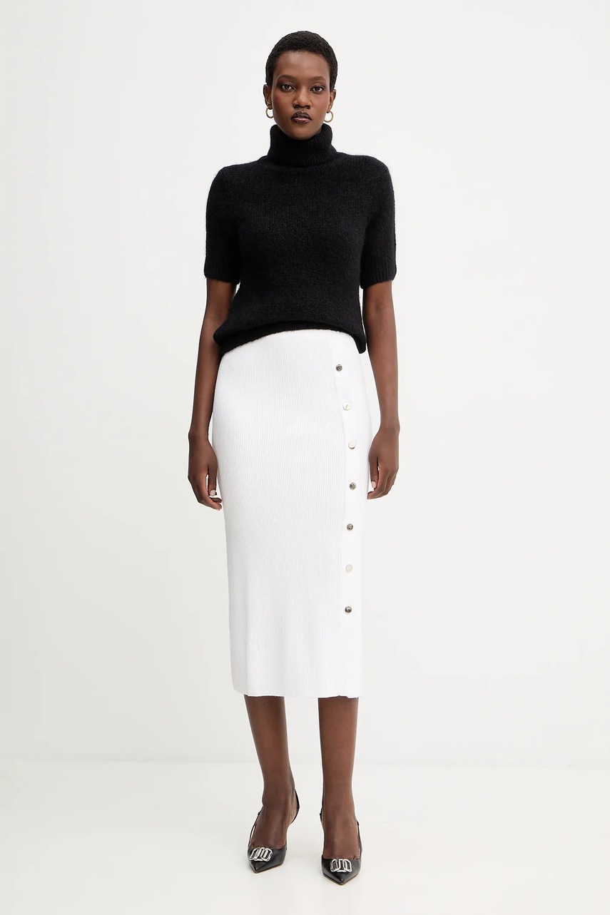Юбка Liu Jo цвет белый midi карандаш MF5372 MS99E