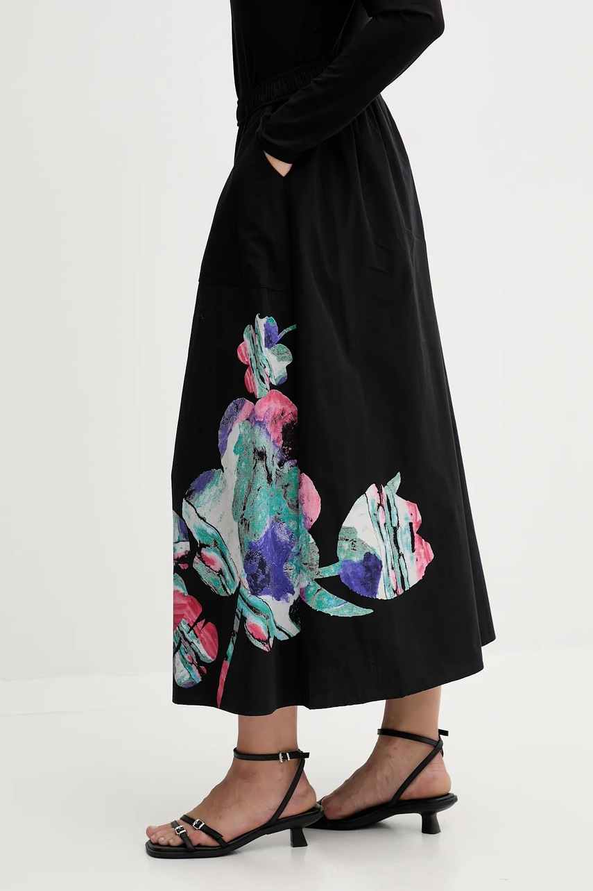 Bavlněná sukně Desigual ELLA LACROIX (obrázek 4)