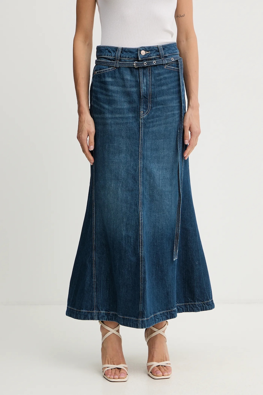 BOSS Orange fusta C_ PEPLUM SKIRT HR