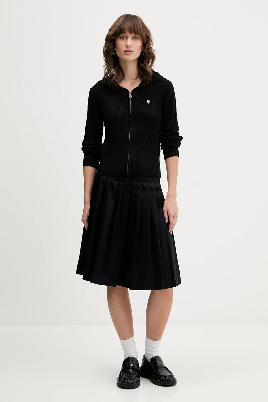 Юбка Dickies цвет чёрный mini расклешённая DK0A87PZ