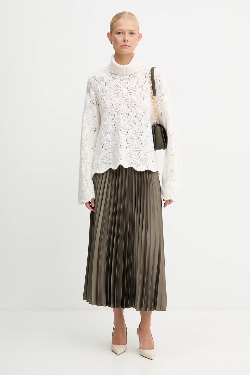 Юбка Marella цвет зелёный maxi расклешённая 2523106045200