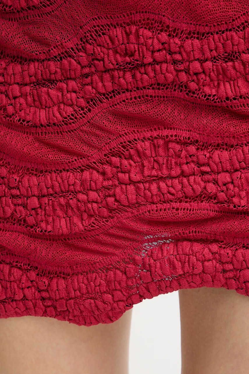 Φούστα Charo Ruiz Ibiza χρώμα: κόκκινο, 257400 φωτογραφία