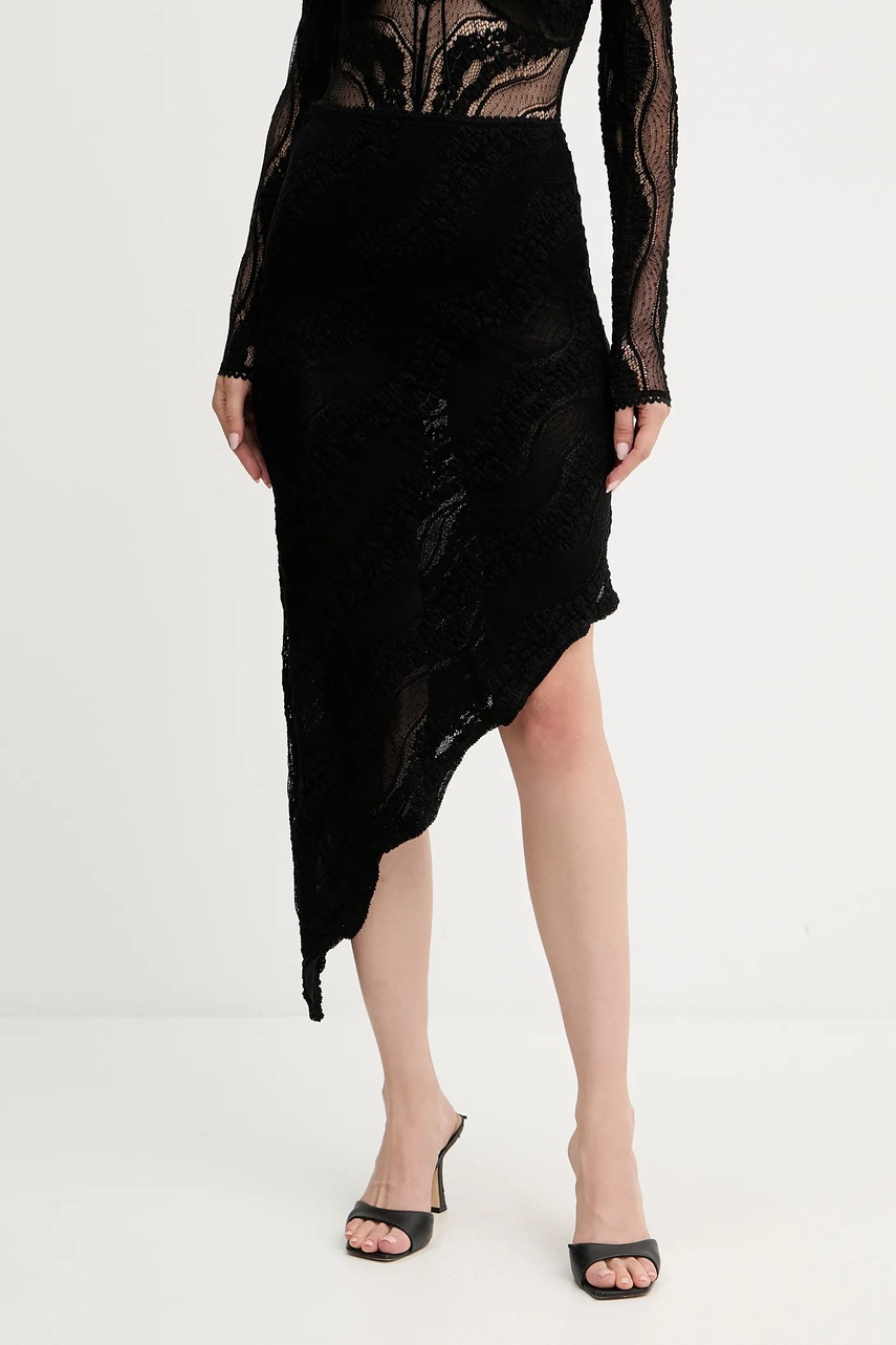 Charo Ruiz Ibiza fustă culoarea negru, mini, creion, 257402