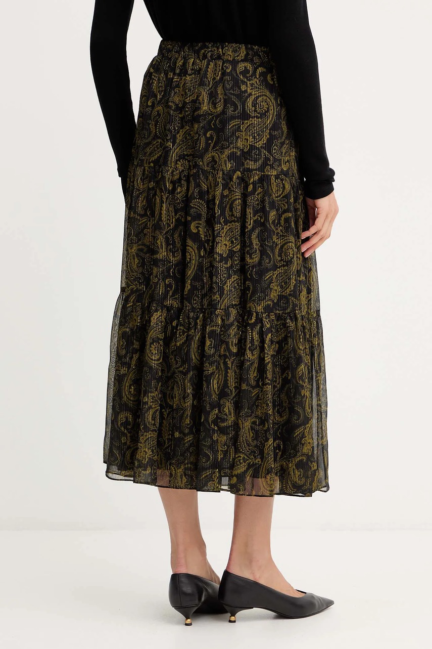 Юбка MICHAEL Michael Kors цвет зелёный midi расклешённая MF570K9JX1