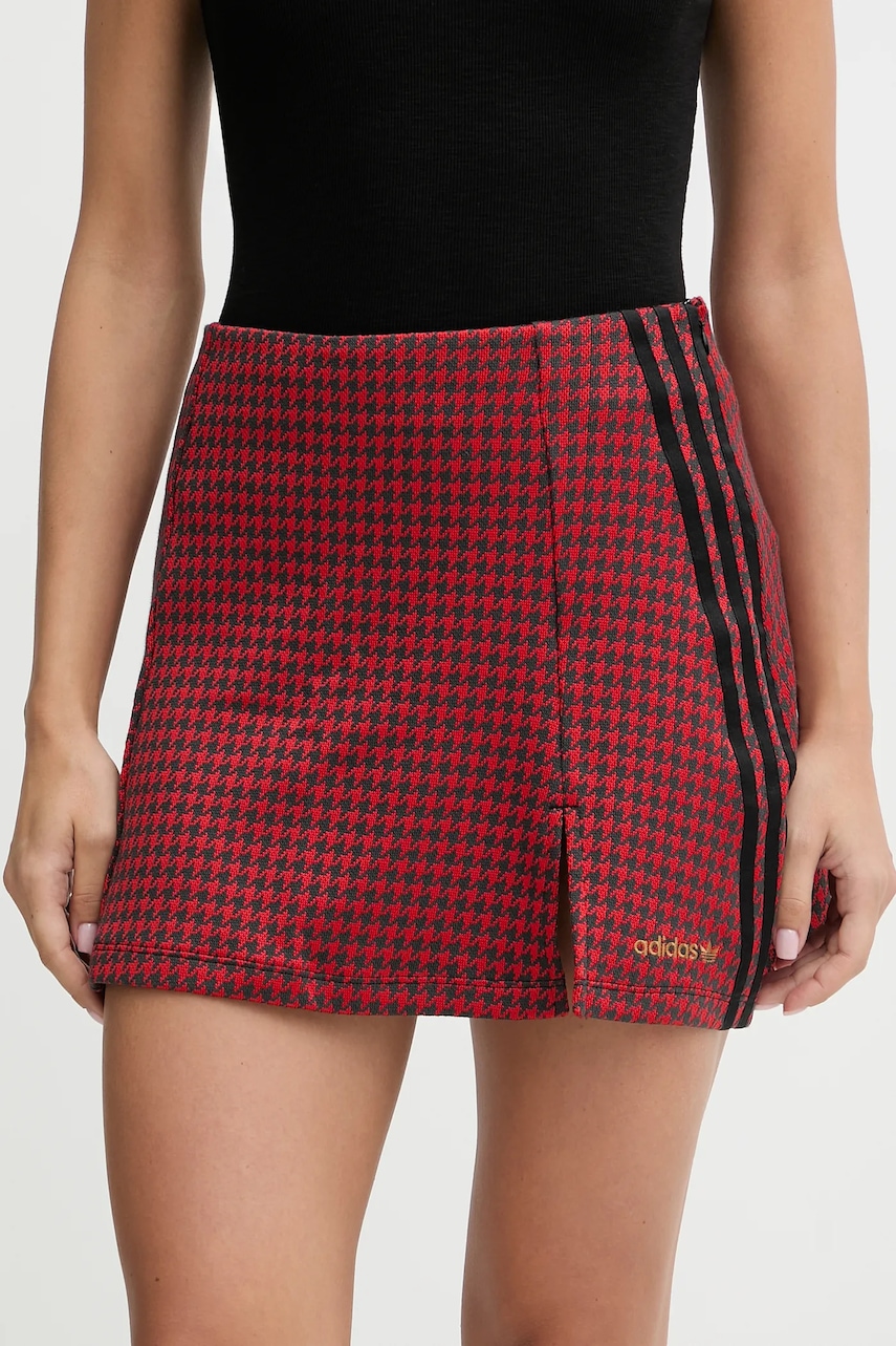 adidas Originals fusta Tailored culoarea rosu, mini, evazati, JW0253