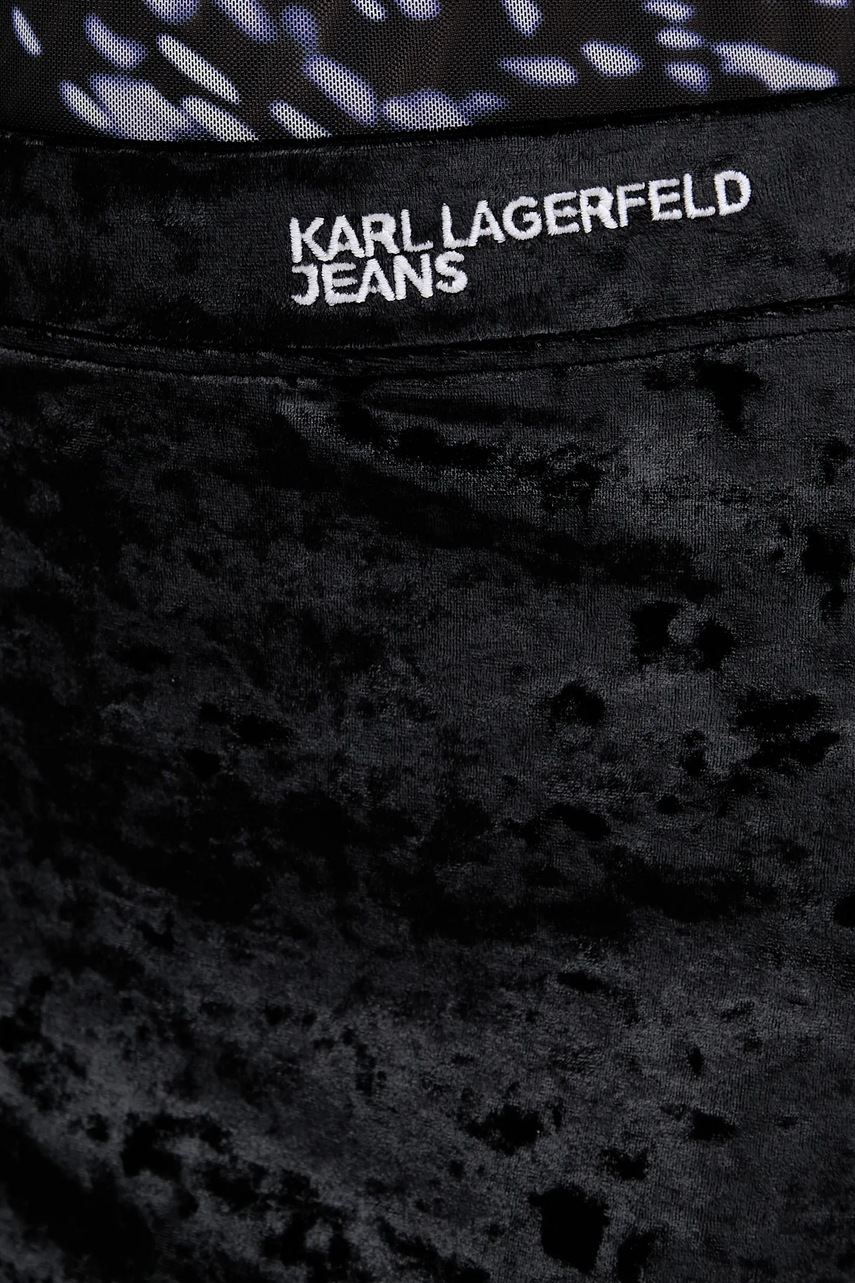 Velurová sukně Karl Lagerfeld Jeans (obrázek 4)