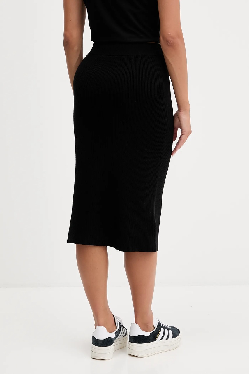 Φούστα Karl Lagerfeld Jeans χρώμα: μαύρο, A4W12005 φωτογραφία