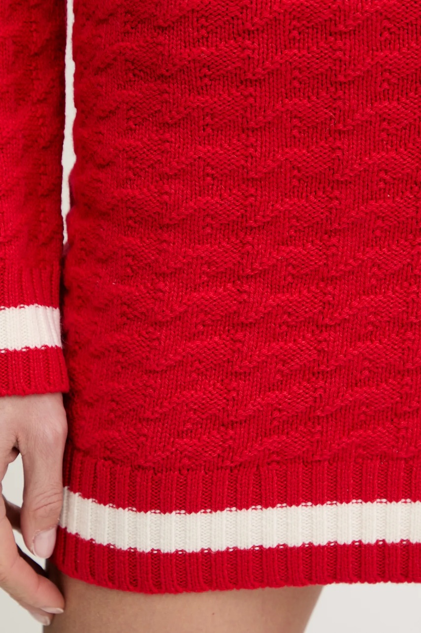 Αθλητική φούστα Perfect Moment χρώμα: κόκκινο, W3001262 φωτογραφία