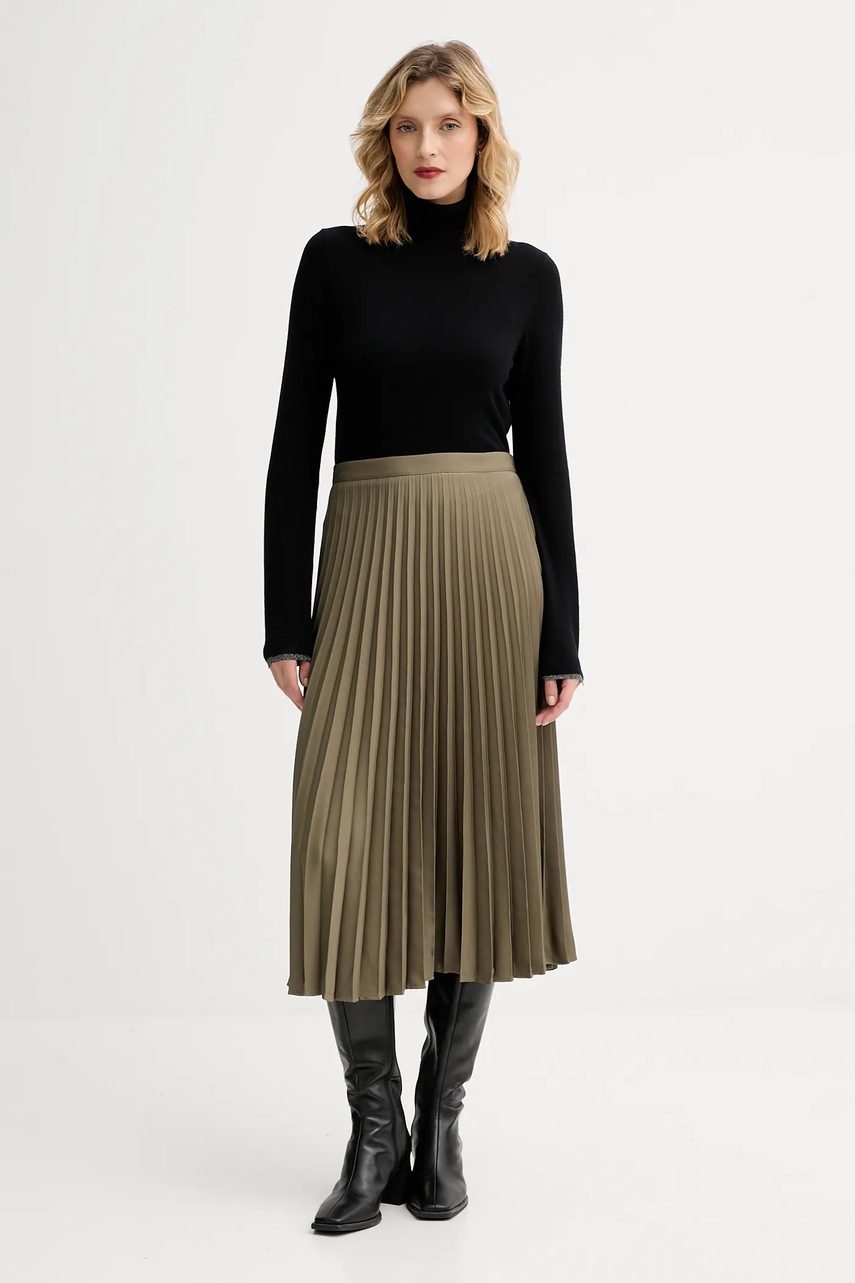 Юбка Marc OPolo цвет зелёный midi расклешённая 5000007059