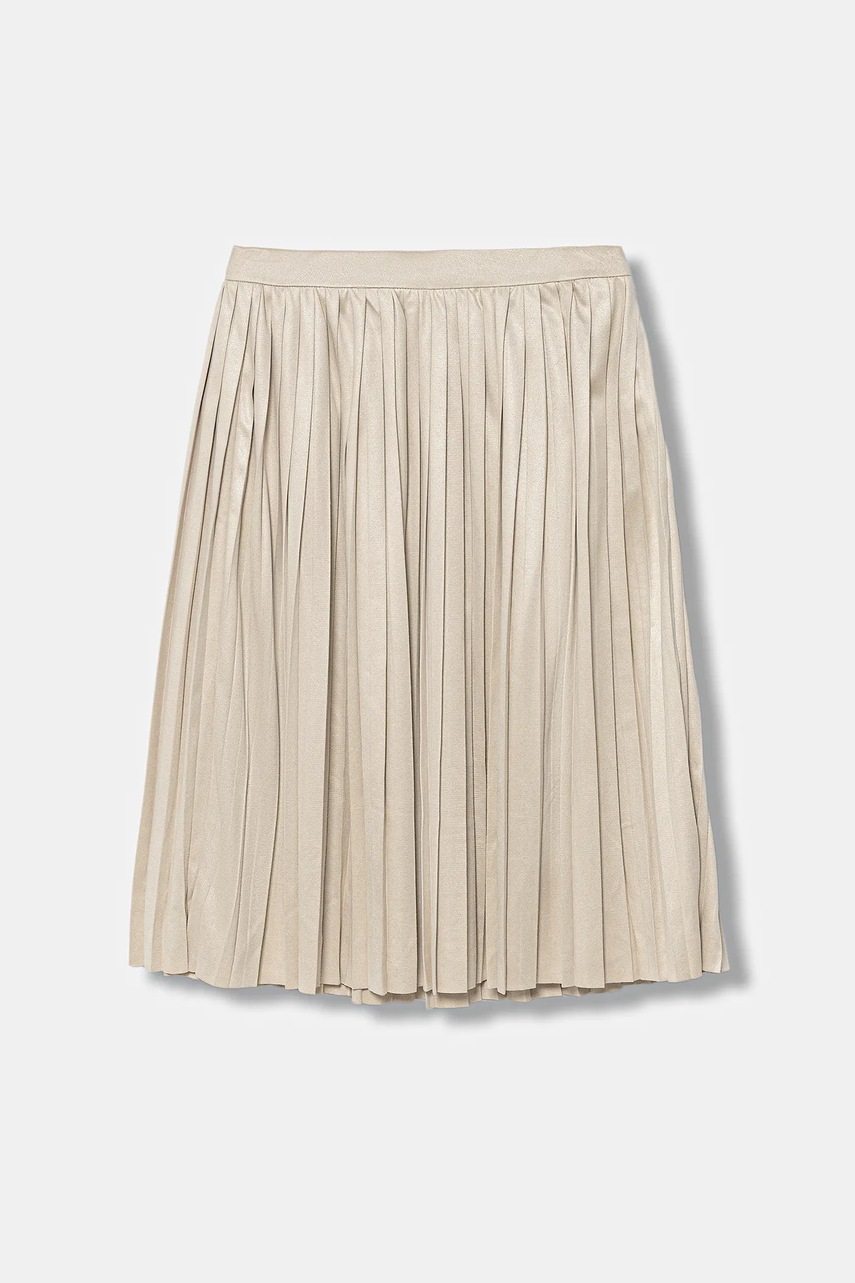Детская юбка Guess цвет бежевый midi расклешённая J5YD13 W0180 Детская юбка Guess цвет бежевый midi расклешённая J5YD13 W0180